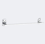 Plantex Dream Stainless Steel Towel Hanger for Bathroom/Single Towel Rod/Bar/Bathroom Accessories (24inch) - Chrome - Pack of 1