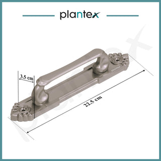 Plantex 8 Inch Heavy Duty Main Door Handle/Pull Push Handle for Main Door Home & Hotel/3 Years Warranty Pack of 2 (Satin, Silver)