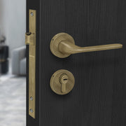 Plantex Main Door Lock/Mortise Lock for Door with 3 Years of Warranty - Robust Door Lock for Home with Brass Lock Body & Cylinder(7060 - Brass Antique)