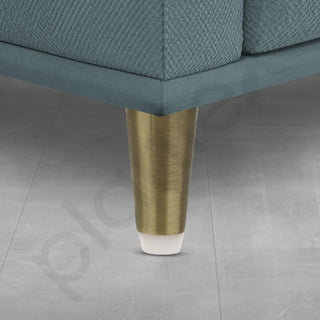 Plantex 4 Inch Sofa Legs for Bed Furniture/Sofa Legs for Table/Sofa Support Legs with Rubber Grip (Brass Antique, 6 Pcs)