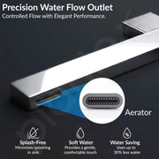Plantex Brass Wash Basin Mixer Tap/Thermostatic Hot & Cold Basin Mixer Faucet/Deck Mount Pillar Spout for Bathroom Sink - Pack of 1 (APS-4605, Chrome)