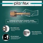 Plantex Premium Door Lock with 3 Years of Warranty/Main Door Lock for Home/Mortise Locks for Doors (PT-008- Rose Gold and Satin Black)