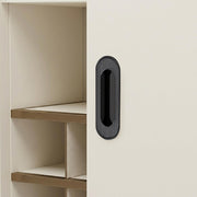 Plantex Sliding Door Handle/Concealed Handle for Sliding Door/96mm Concealed Handle for Wardrobe/Kitchen Cabinet - Pack of 1 (Black)
