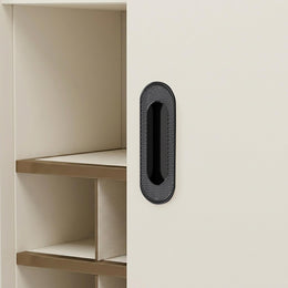 Plantex Sliding Door Handle/Concealed Handle for Sliding Door/96mm Concealed Handle for Wardrobe/Kitchen Cabinet - Pack of 1 (Black)