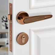 Plantex Premium Door Lock with 3 Years of Warranty by plantex/Main Door Locks for Home/Mortise Lock Set for Door (PVD Rose Gold & Wood Finish)