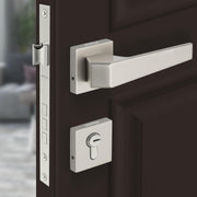 Plantex Main Door Lock/Mortise Lock for Door with 3 Years of Warranty - Robust Door Lock for Home with Brass Lock Body & Cylinder(PT-004- Satin)