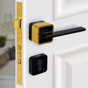 Plantex Door Lock for Home/Main Door Lock Set with 3 Computerized Key/Mortise Locks for Door with Brass Lockbody & Cylinder (SM036, Gold & Black)
