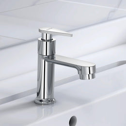 Plantex Pure Brass Pillar Tap for Wash Basin Tap/Water Tap with Water Saving Nozzle/Tap for Wash Basin-7 Year Warranty by Plantex (LEA-703-Mirror Chrome)