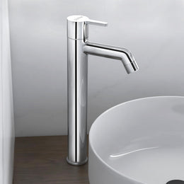 Plantex Pure Brass Pillar Tap for Wash Basin/High Neck Tap for Basin with Teflon Tape-7 Year Warranty by Plantex (ORE-1422, Chrome)