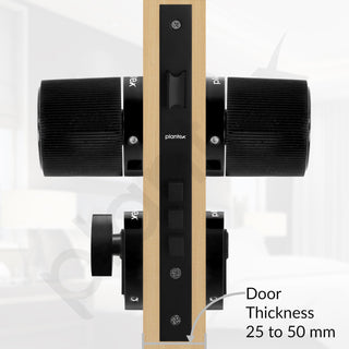Plantex Mortise Lock for Main Door - Door Accessories (Black)