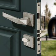 Plantex Mortise Door Lock for Home/Main Door Lock Set/Mortice Lock Set with Brass Lock Body & Cylinder (7129, Satin White)
