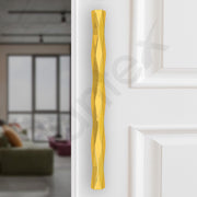 Plantex Door Handle/200mm Main Door Handle for Wooden Door/Pull-Push Handle for Main Door/Door Accessories - Pack of 1 (611, PVD Gold)