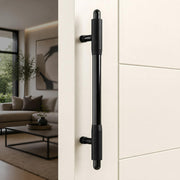 Plantex 12 Inch Main Door Handle/Pull-Push Handle for main door/Stainless Steel Handle for Home&Office/Hotel - Pack of 1 (Z-Black & PVD Black)