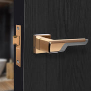 Plantex Heavy Duty Door Lock ÃƒÂ¢Ã¢â€šÂ¬Ã¢â‚¬Å“ Bathroom Door Lock/Mortise Keyless Handle Set for Home/Bathroom/Store Room/Balcony/Office with Baby Latch (7093 ÃƒÂ¢Ã¢â€šÂ¬Ã¢â‚¬Å“ PVD Choco & Satin Black Matt)