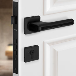 Plantex Door Lock for Home with 3 Years of Warranty/Mortise Locks for Door - Main Door Lock Set (PT-007- Black)