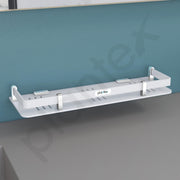 Plantex Acrylic Bathroom Shelf/Shelf for Bathroom Wall/Bathroom Shelf Rack/Kitchen Organiser/Stand (15x5 Inches-White)