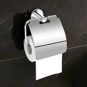 Plantex Paper Holder for Bathroom/Pure Brass Toilet Paper Holder/Tissue Paper Roll Holder/Bathroom Accessories - Pack of 1 (APS-EFL-12, Chrome)
