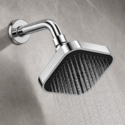 Plantex Single-Mode Square Shower for Bathroom/ABS Shower Head for Bathroom/6 Inch High Pressure Overhead Shower - (APS-D-3133, Chrome)