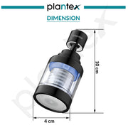 Plantex Stainless Steel Tap Extension for Kitchen Sink/360Ã‚Â° Swivel Kitchen Sink Faucet Extender/Upto 80% Water Saving/Fits F22 and M24 mm tap (XL-3001/Black)
