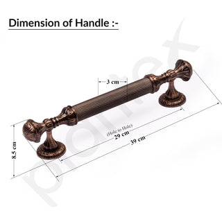 Plantex Heavy Duty Main Door Handle/Door Handle For Main Door/Main Door Handle 15-Inches/PPull Handle - Pack Of 1 (320-Copper Antique Finish) - 3 Years Warranty