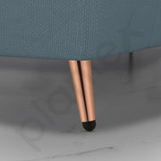 Plantex 4 Inch Sofa Legs for Bed Furniture/Sofa Legs for Table/Sofa Support Legs with Rubber Grip (Rose Gold, 8 Pcs)