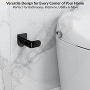 Plantex Pure Brass 25 mm Urinal Flush Valve with Teflon Tape & Wall Flange -7 Year Warranty (ORN-220-PVD Black)