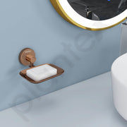 Plantex Galaxy 304 Grade Stainless Steel Single Soap Holder/Soap Stand/Soap Holder/Bathroom Accessories “ (PVD Rose Gold)