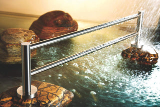 Plantex Stainless Steel Heavy and Sturdy Dual Towel Rod for Bathroom/Towel Hanger/Towel Holder/Bathroom Accessories (24-inch) Chrome Finish