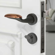 Plantex Door Lock for Home/Main Door Lock Set/Mortise Lock Set with Brass Lock Body & Cylinder - 3 Years of Warranty (7134, Grey & PVD Choco)