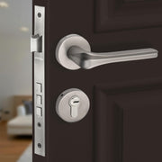 Plantex Main Door Lock/Mortise Lock for Door with 3 Years of Warranty - Robust Door Lock for Home with Brass Lock Body & Cylinder (Satin Finish)