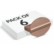 Plantex Knobs for Drawers/Drawer Knobs/Round Knob for Cabinets/Pull-Push Knob for Kitchen/Bedroom Drawer - Pack of 6 (Rose Gold)