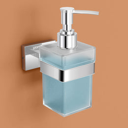 Plantex Stainless Steel Liquid Soap Dispenser/Shampoo Dispenser/Hand Wash Bathroom Accessories - Nexa (Chrome)