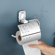 Plantex 304 Grade Stainless Steel Toilet Paper Roll Holder/Toilet Paper Holder in Bathroom/Kitchen/Bathroom Accessories Pack of 1, Cute (Chrome)