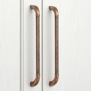 Plantex Cabinet Handle/224mm Handle for Wardrobe/Kitchen Handle/Pull-Push Handle for Home/Office - Pack of 2 (Brass Antique Copper)