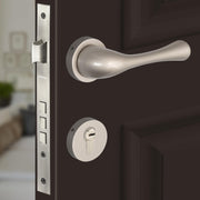 Plantex Brass Premium Door Lock/Mortise Lock for Door with 3 Years of Warranty - Robust Door Lock for Home with Brass Lock Body & Cylinder (7054 – Satin White)