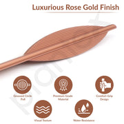 Plantex Cabinet Handle/Kitchen Cabinet Door Handle/Wardrobe/600 mm Cupboard Handle/Door Pull-Push Handle for Home/Office - Pack of 2 (Rose Gold)