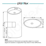 Plantex Stainless Steel Pedestal Wash Basin/Free Standing Round Basin for Bathroom/living Room/Hotel (15 x 15 x 34 Inch - Rose Gold)