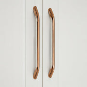 Plantex Cabinet Handle/224mm Handle for Wardrobe/Kitchen Handle/Pull-Push Handle for Home/Office - Pack of 2 (Rose Gold)