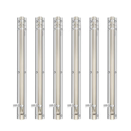 Plantex Heavy Duty 12-inch Joint-Less Tower Bolt for Wooden and PVC Doors for Home Main Door/Bathroom/Windows/Wardrobe - Pack of 6 (703, Silver and Chrome)