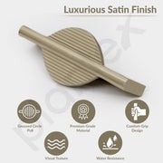 Plantex Cabinet Handle/96mm Handle for Cabinet/Wardrobe/Kitchen Handle/Door Pull-Push Handle for Home/Office - Pack of 1 (Satin)
