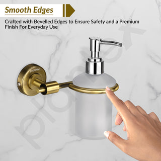 Plantex 304 Grade Stainless Steel Liquid Soap Dispenser/Shampoo Dispenser/Hand Wash Dispenser/Bathroom Accessories - Daizy (Antique)