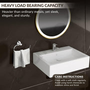 Plantex Towel Ring for Bathroom/Pure Brass Towel Holder/Towel Stand/Towel Hanger/Bathroom Accessories - Pack of 1 (APS-EFL-05, Chrome)