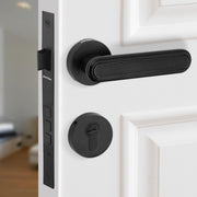 Plantex Triple Security Door Lock for Home/Main Door Lock Set with 3 Years of Warranty/Mortise Lock for Door with Brass Lock Body & Cylinder (Black Finish)