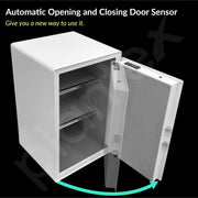 Plantex 82 Ltr Digital Safe Locker For Home/Safety Locker Box with Biometric/LED Light Touchscreen Display & Dual Code Access Master User/Emergency Key/2 Years Warranty By Plantex - (White)