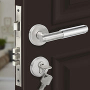 Plantex Main Door Lock/Stainless Steel Mortise Door Lock for Bedroom/Home/Office/Hotel/Mortise Locks with 3 Keys - (Satin)