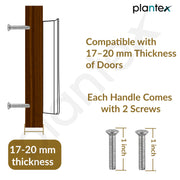 Plantex Cabinet Handle/Kitchen Cabinet Door Handle/Wardrobe/600 mm Cupboard Handle/Door Pull-Push Handle for Home/Office - Pack of 2 (Rose Gold)