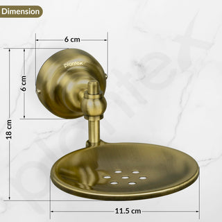 Plantex 304 Grade Stainless Steel Soap Dish/Soap Stand/Bathroom Soap Holder/Bathroom Accessories/Skyllo (Antique)