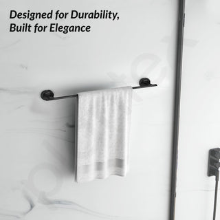 Plantex J4 Stainless Steel 24 Inch Towel Rod for Bathroom/Towel Holder in Bathroom/Towel Holder/Bathroom Accessories (PVD Black Finish) Onix