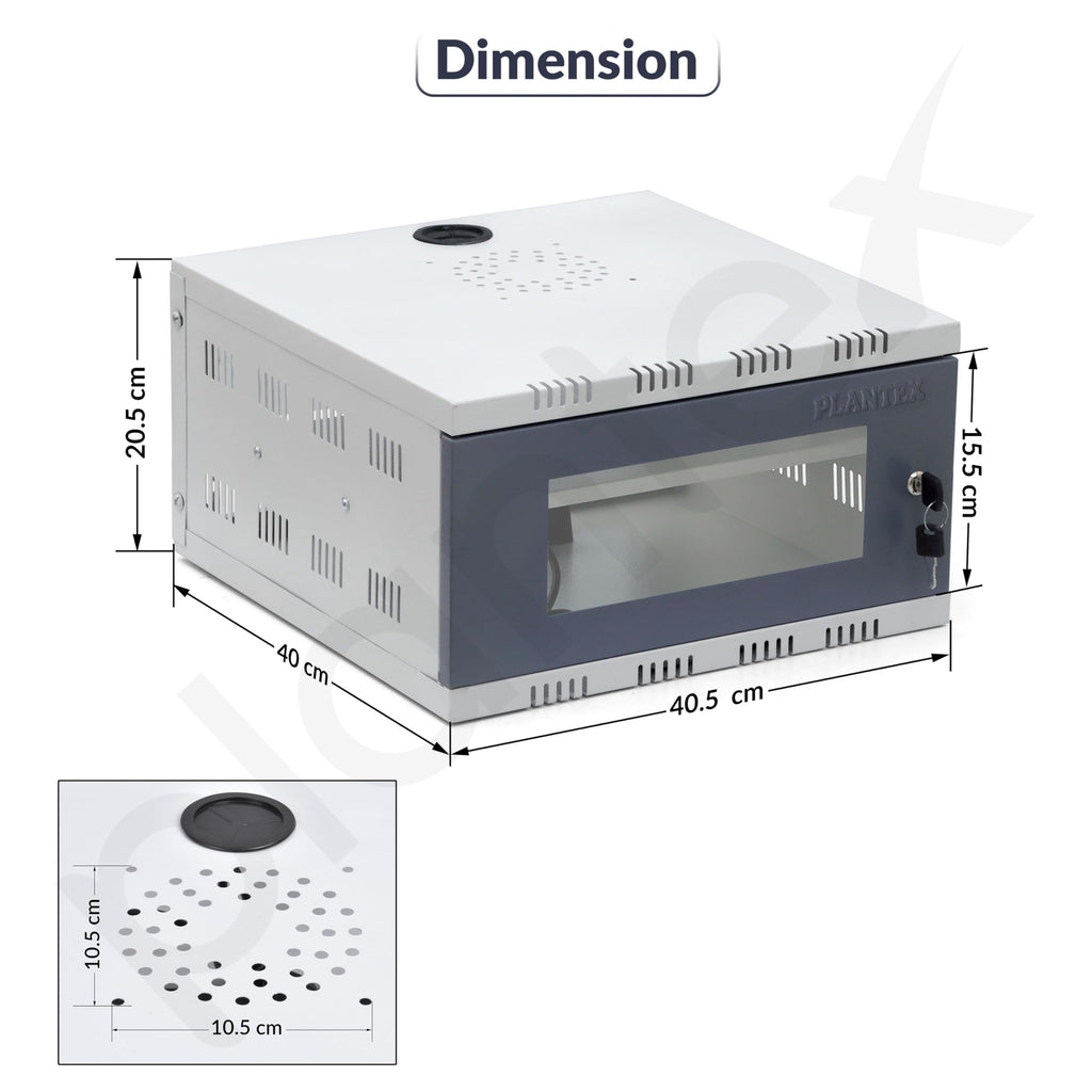 Plantex CCTV/DVR Rack/NVR Cabinet Box/Network Rack/Server rack/CCTV ...