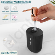Plantex Ceramic Bathroom Set - Soap Holder for Bathroom/Liquid Soap Dispenser/Tumbler Holder/Toothbrush Holder - 3 Pcs Set